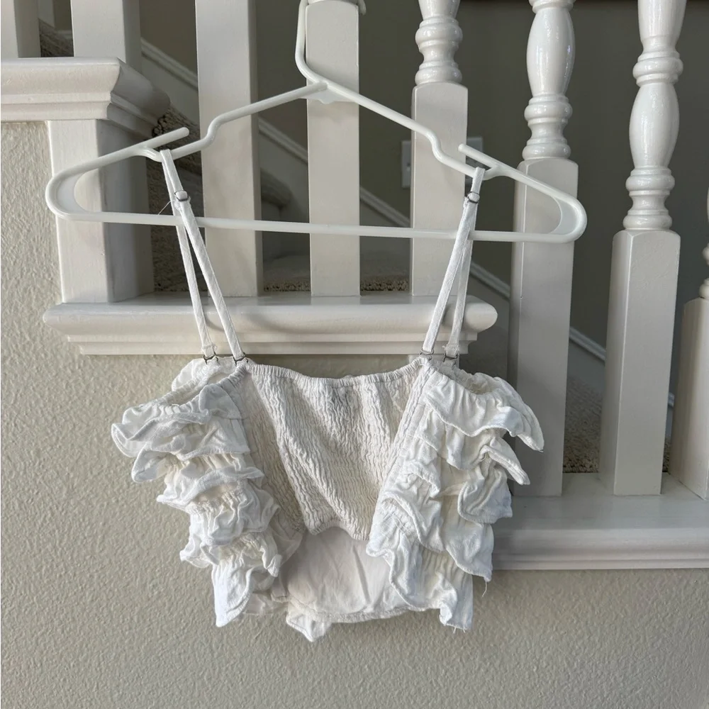 Miou Muse Ruffle Tank - Picture 2 of 3